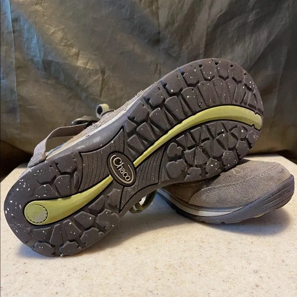 Chaco Petaluma Mary Jane Walking Trail Shoes Olive Women 9 Preowned USED - Picture 7 of 8